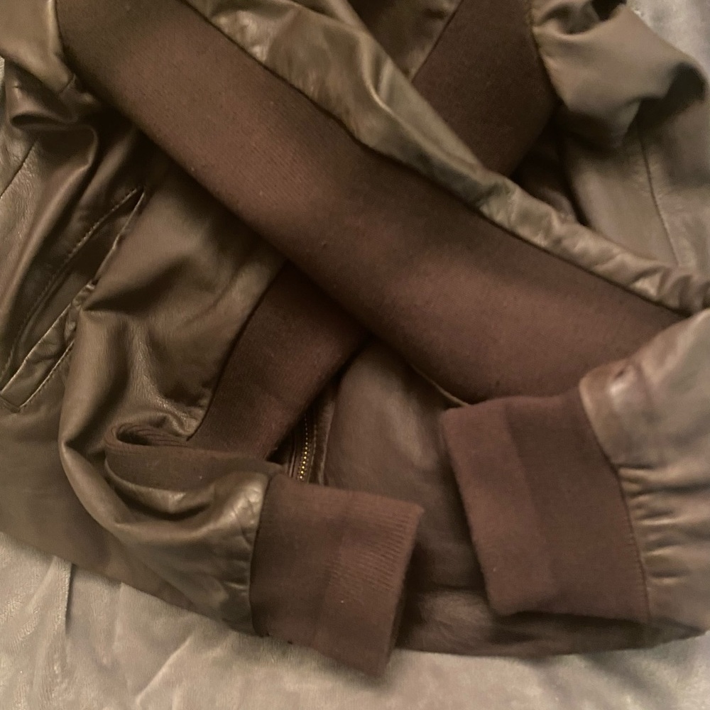 Hinge Leather Jacket (Size Xs) - image 5
